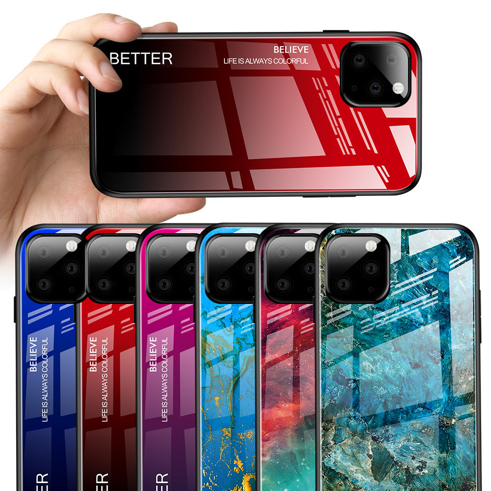 Customized Gradient Glass Phone Case Customized Gradient Glass Phone Case